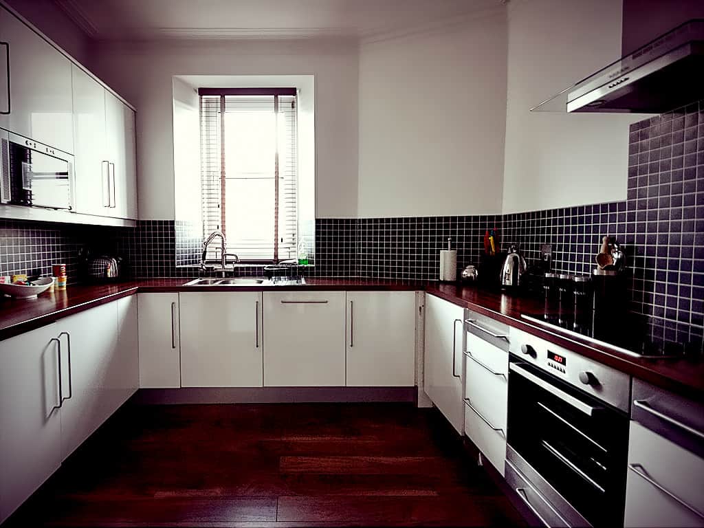 Two Bedroom Apartment Duplex kitchen