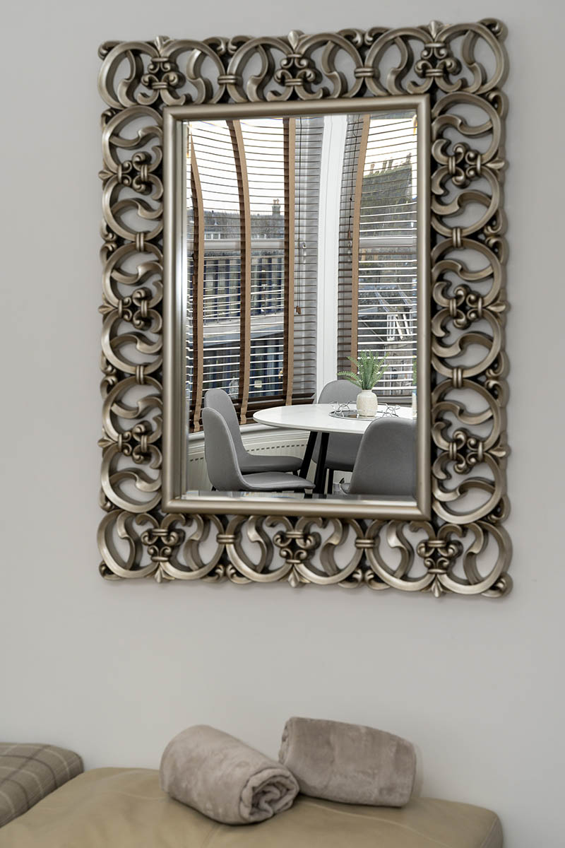 mirror inside Howburn Residence three-bedroom apartment